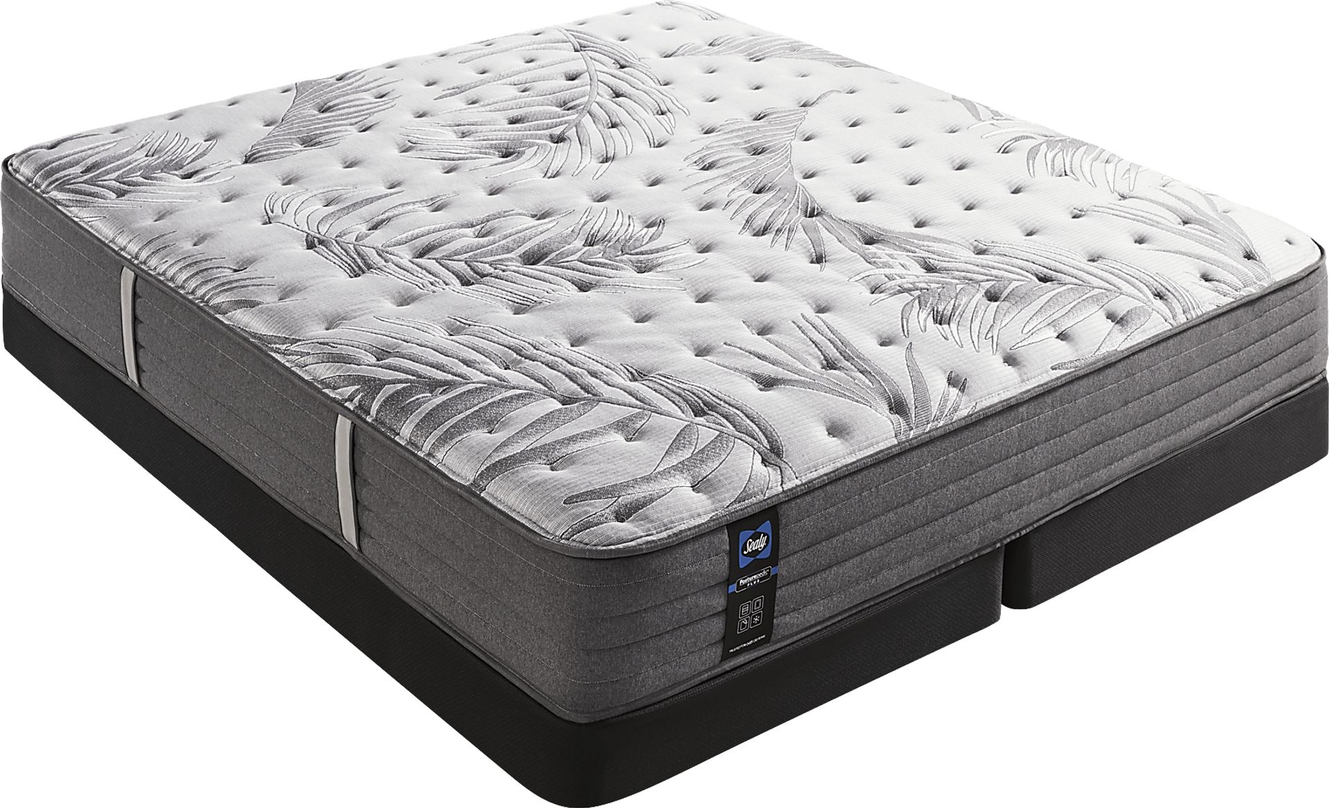 Sealy Posturepedic Plus Lockfield Low Profile King Mattress Set - Image 1