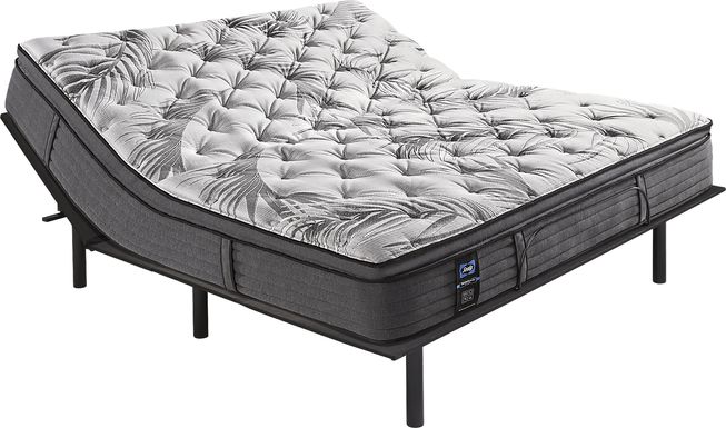Sealy Posturepedic Plus Starley King Mattress with Head Up Only Base