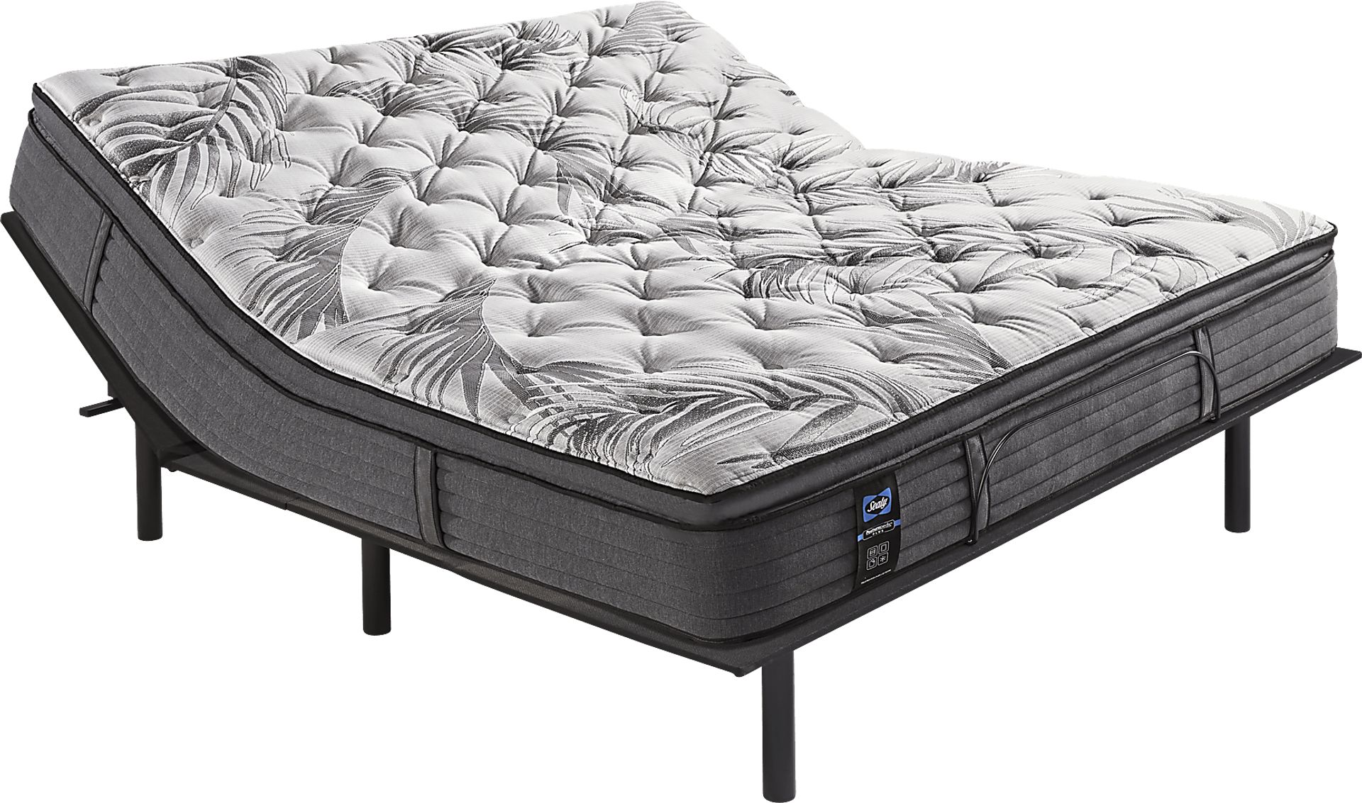Sealy Posturepedic Plus Starley King Mattress with Head Up Only Base - Image 1