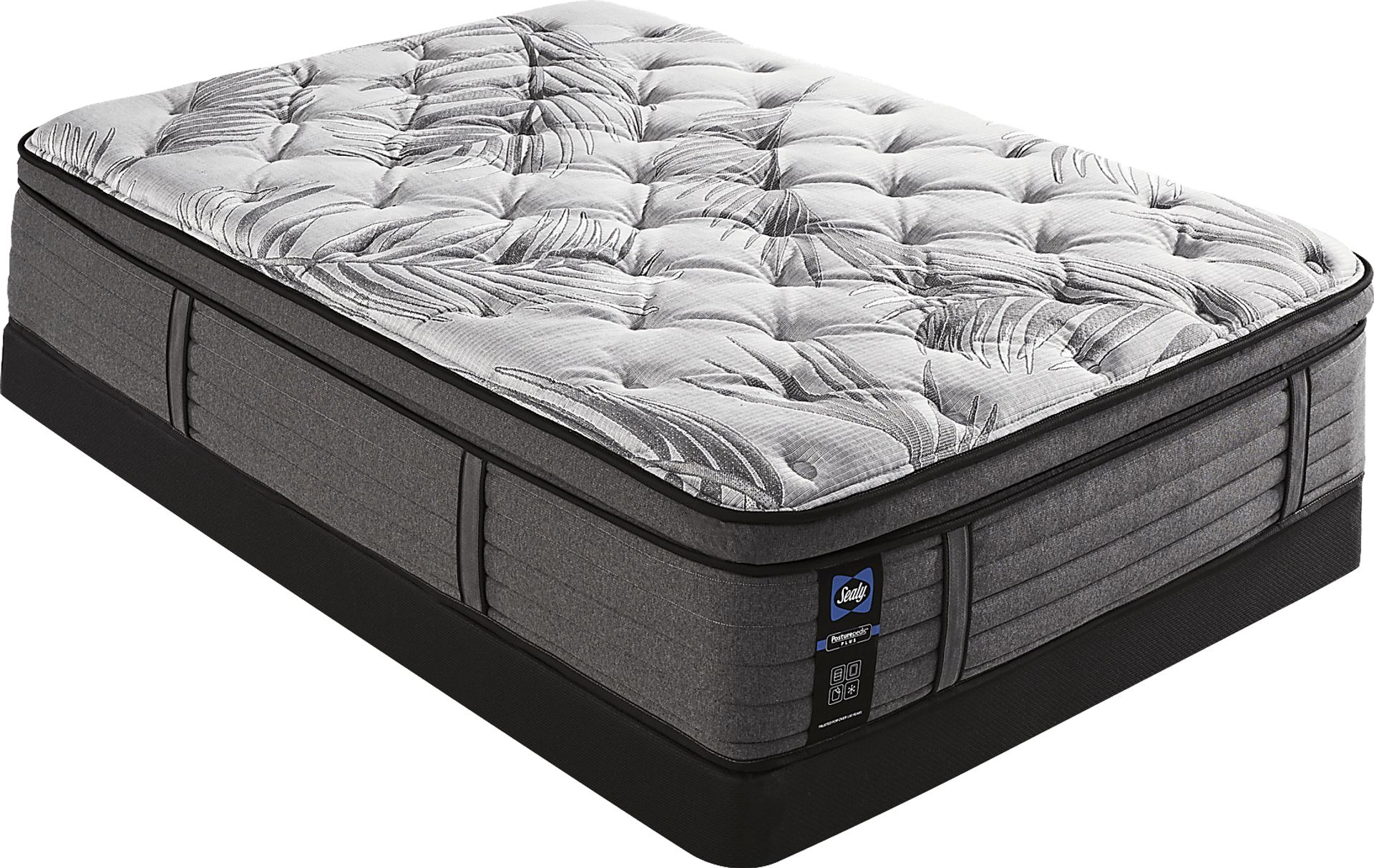 Sealy Posturepedic Plus Starley Low Profile Full Mattress Set - Image 1