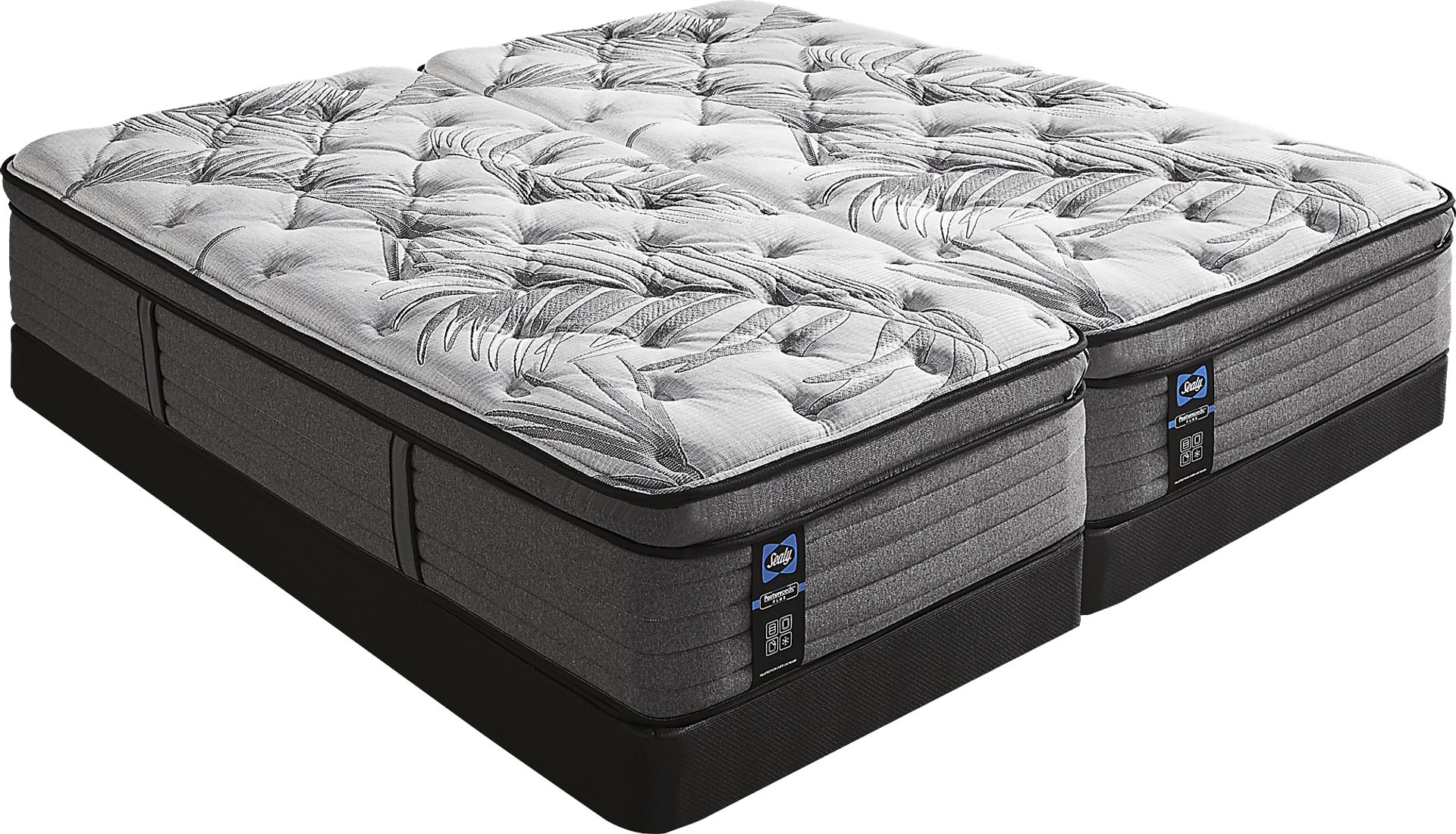 Sealy Posturepedic Starley Low Profile Split King Mattress Set