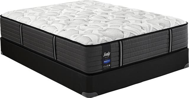 Sealy Premium Seaside Mist Low Profile King Mattress Set - Thumbnail - Image 1