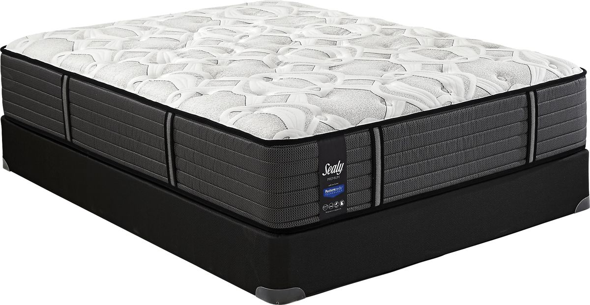 Sealy Premium Seaside Mist Queen Mattress Set Rooms To Go