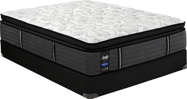 Sealy Premium Sunset Key Low Profile Queen Mattress Set - Thumbnail - Image 1