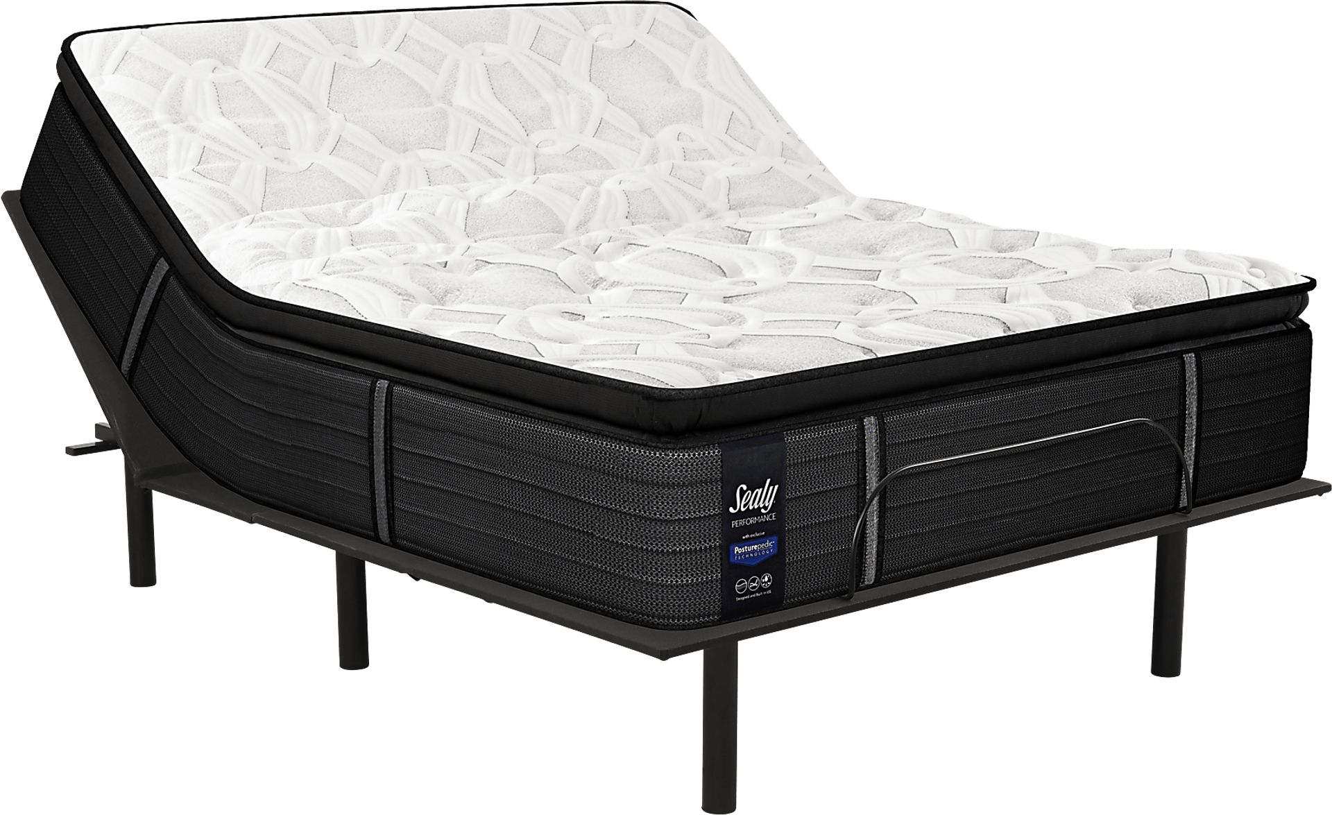 Sealy Premium Sunset Key Queen Mattress with Reverie O200 Adjustable Base - Image 1