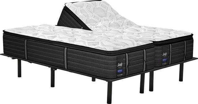 Sealy Premium Sunset Key Split King Mattress with Reverie O200 Adjustable Base - Thumbnail - Image 1