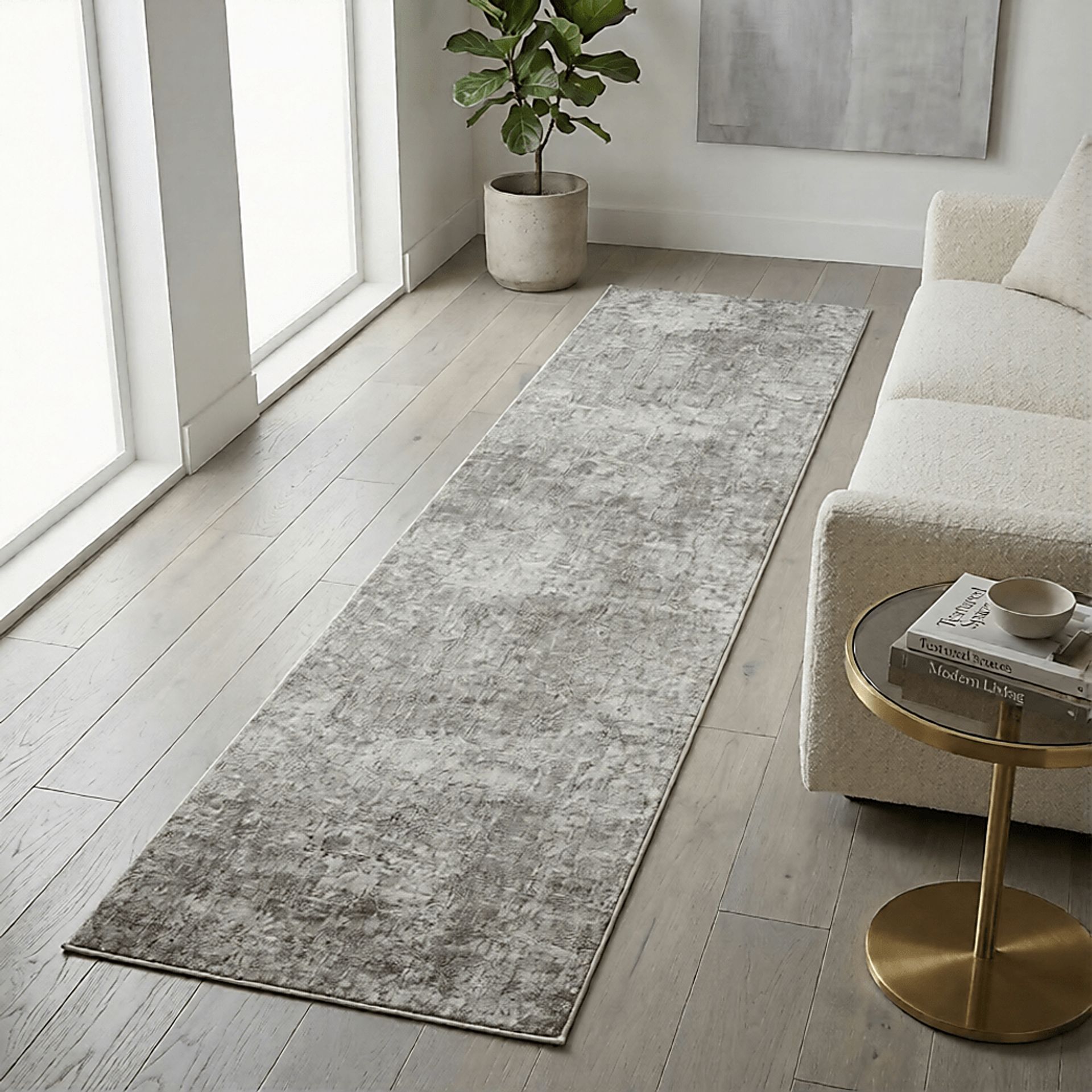Sealy Salfia Gray 2'6 x 10' Rug - Image 8