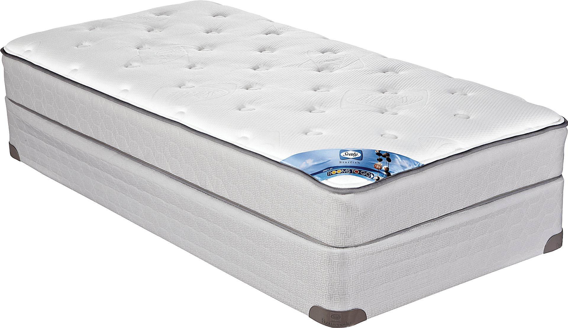 Sealy Starfish Low Profile Full Mattress Set - Image 1