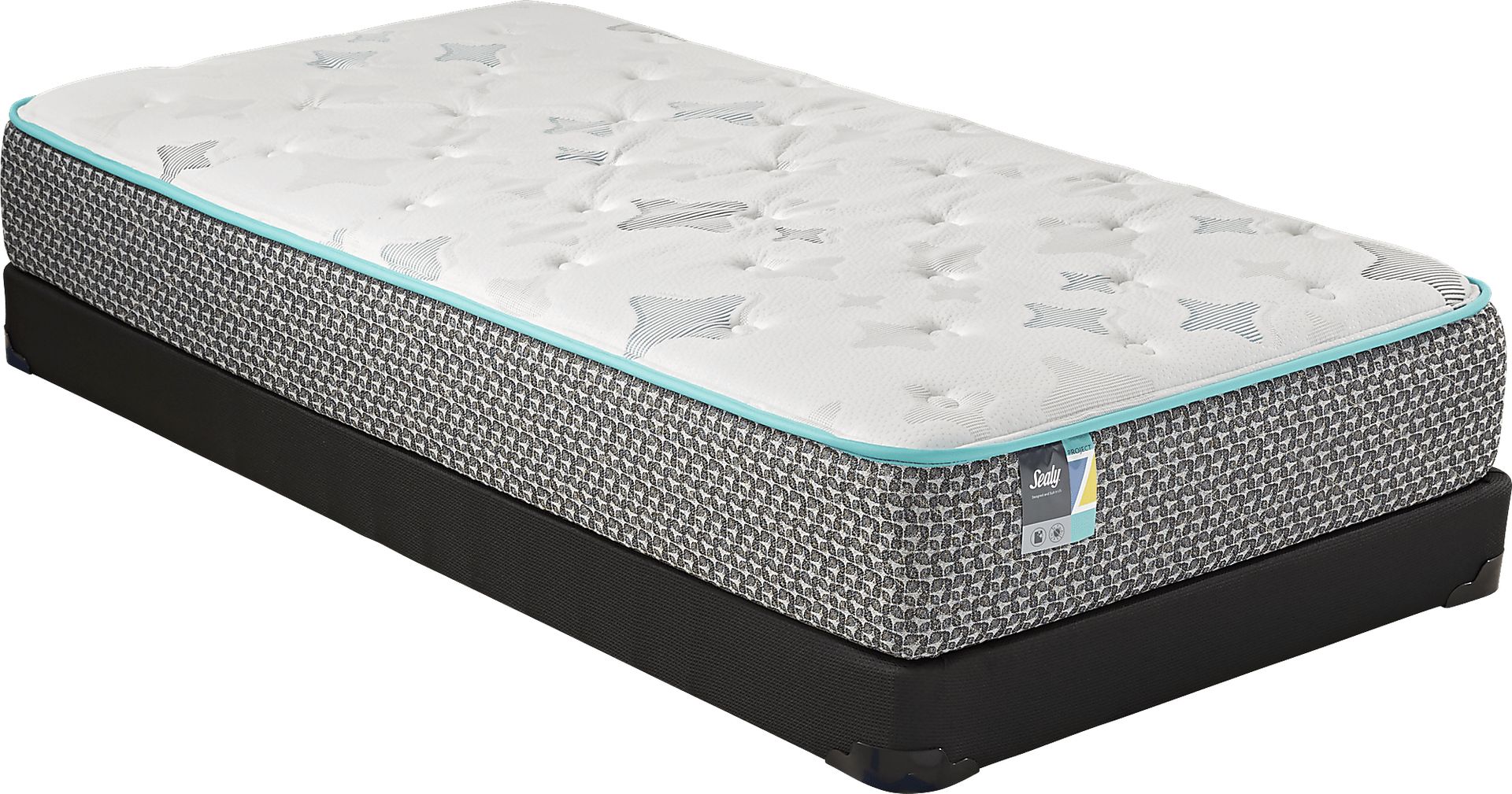 Sealy Z-501 Low Profile Twin Mattress Set - Image 1