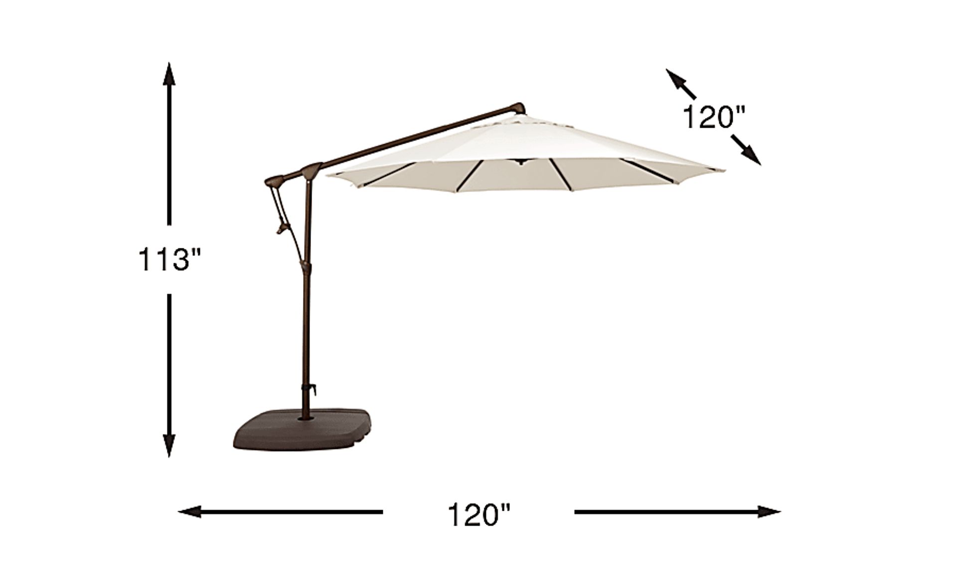 Dimension Image. Please refer to the Dimension Tab on this page for dimension details.