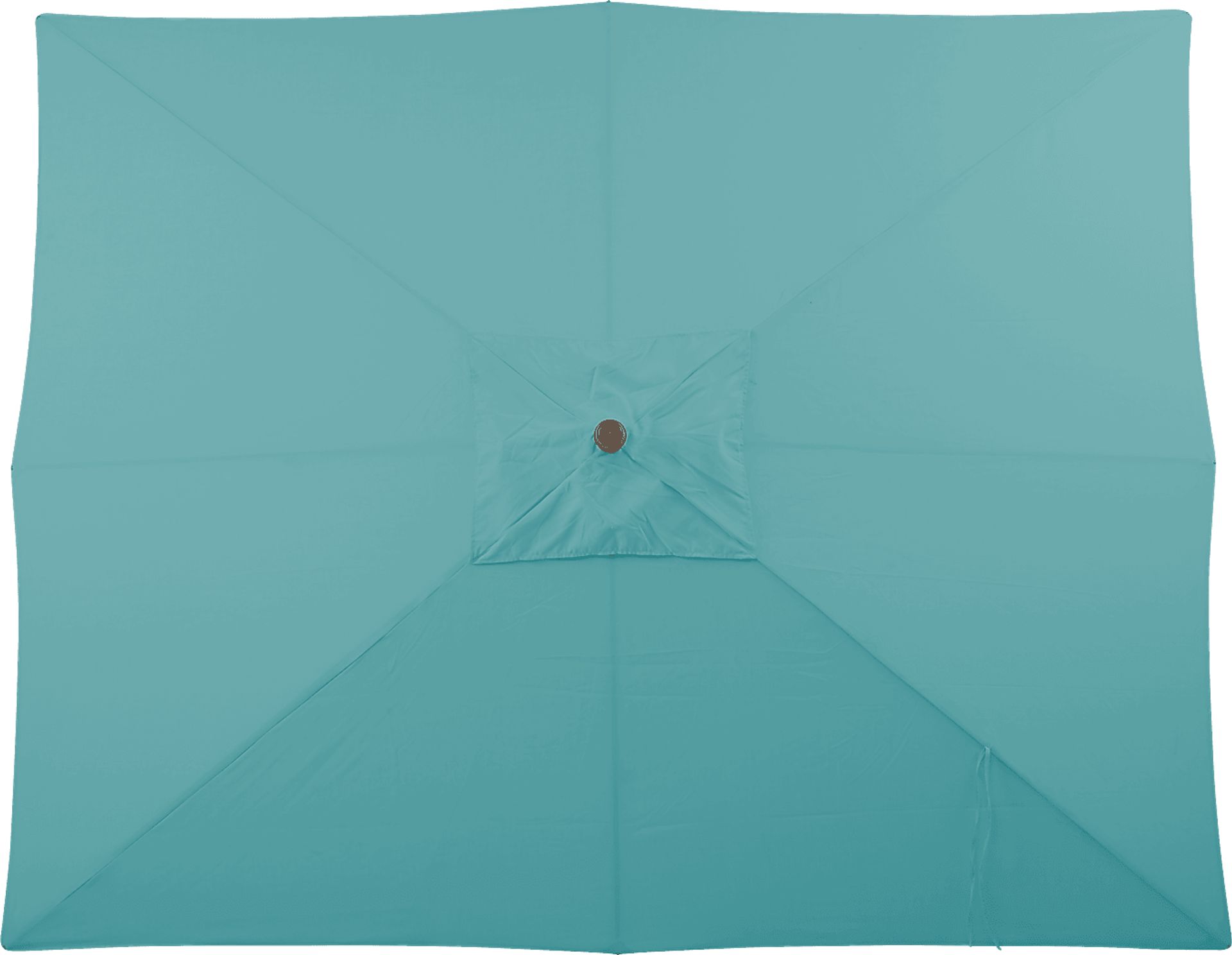 Seaport 8 x 10 Rectangle Aqua Outdoor Umbrella - Image 3