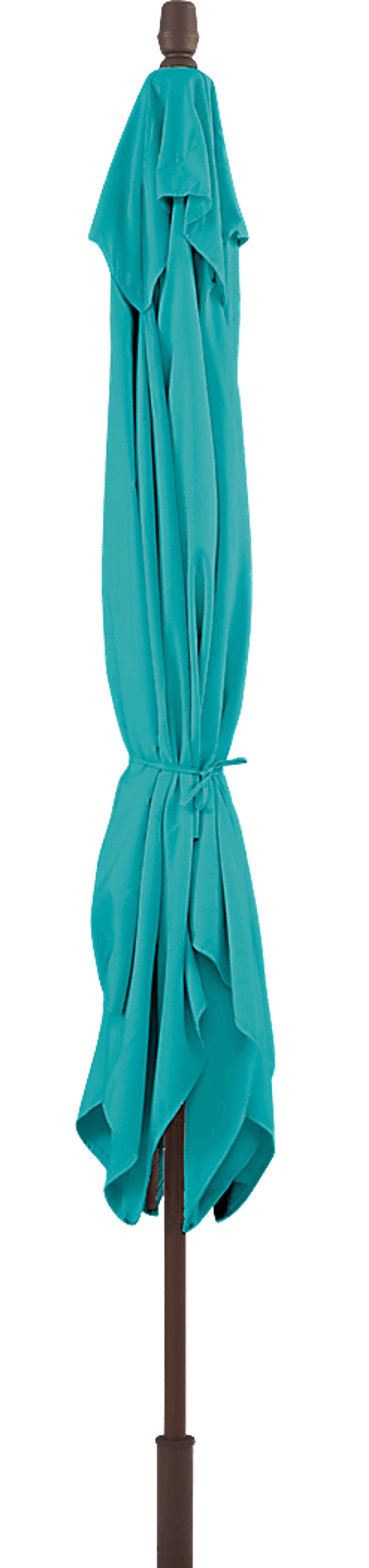 Seaport 8 x 10 Rectangle Aqua Outdoor Umbrella - Image 4