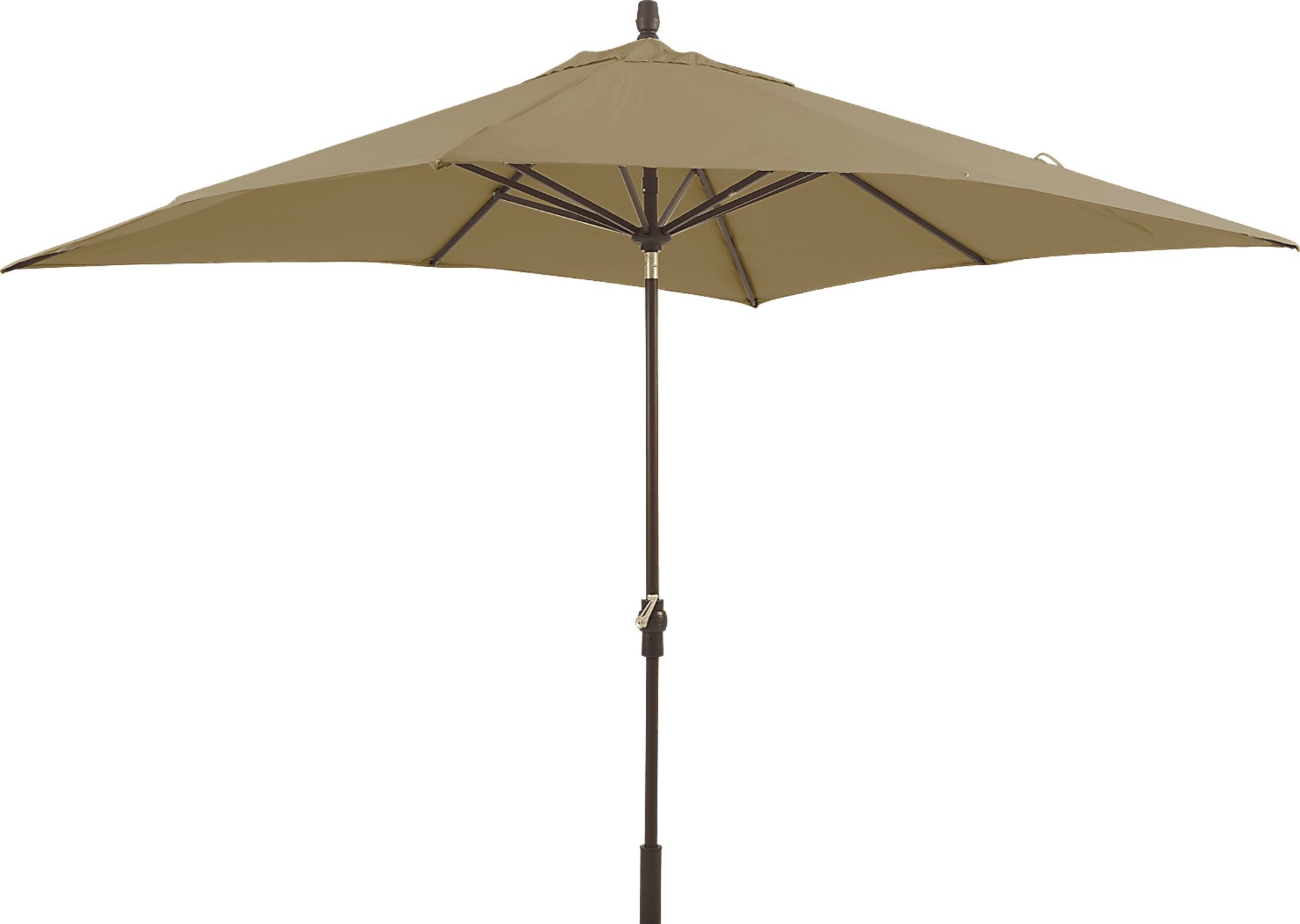 Seaport 8 x 10 Rectangle Heather Beige Outdoor Umbrella - Image 5