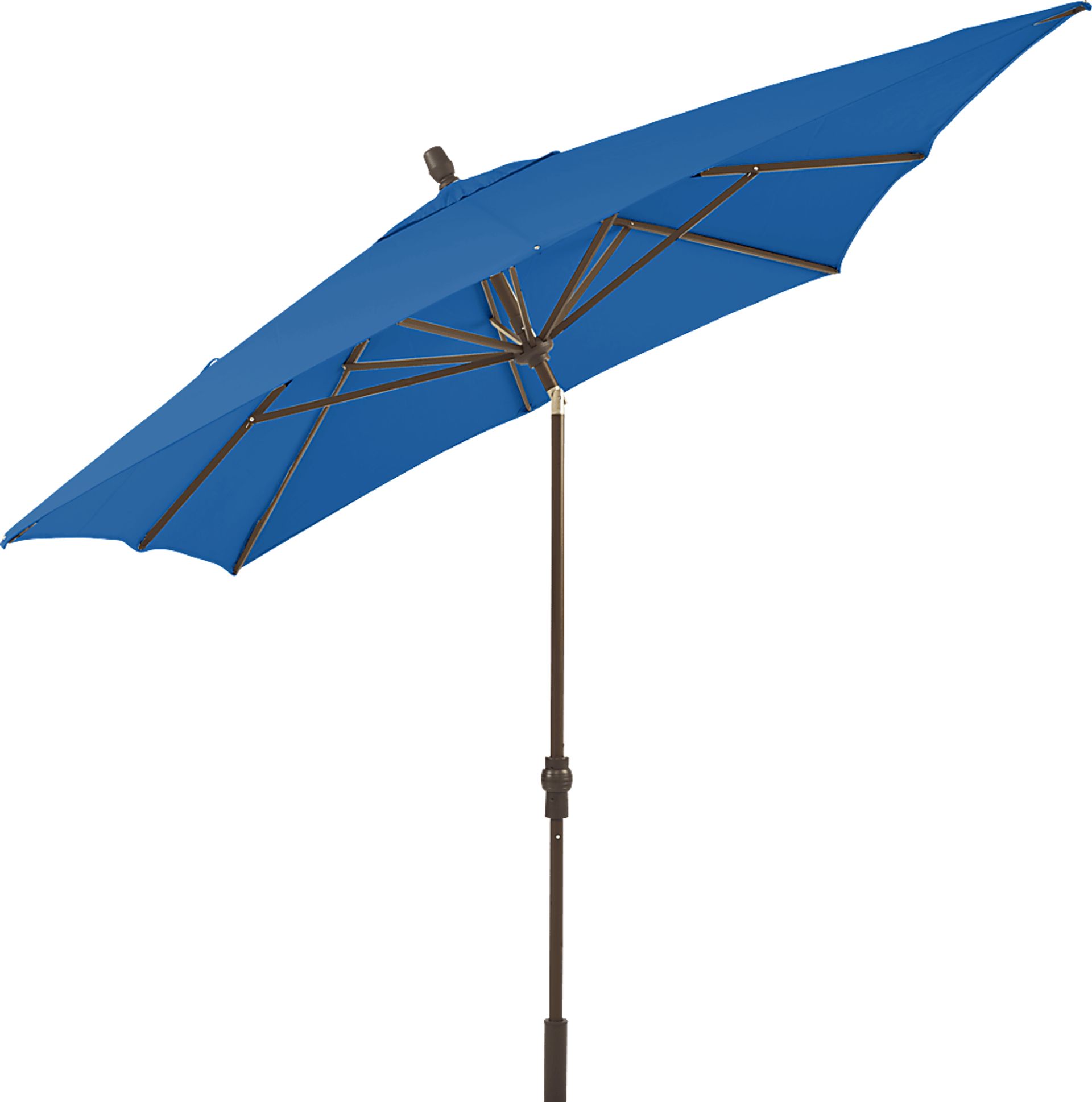 Seaport 8 x 10 Rectangle Cobalt Outdoor Umbrella - Image 2