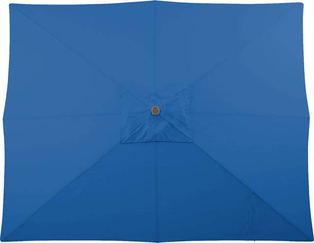 Seaport 8 x 10 Rectangle Cobalt Outdoor Umbrella - Thumbnail - Image 3