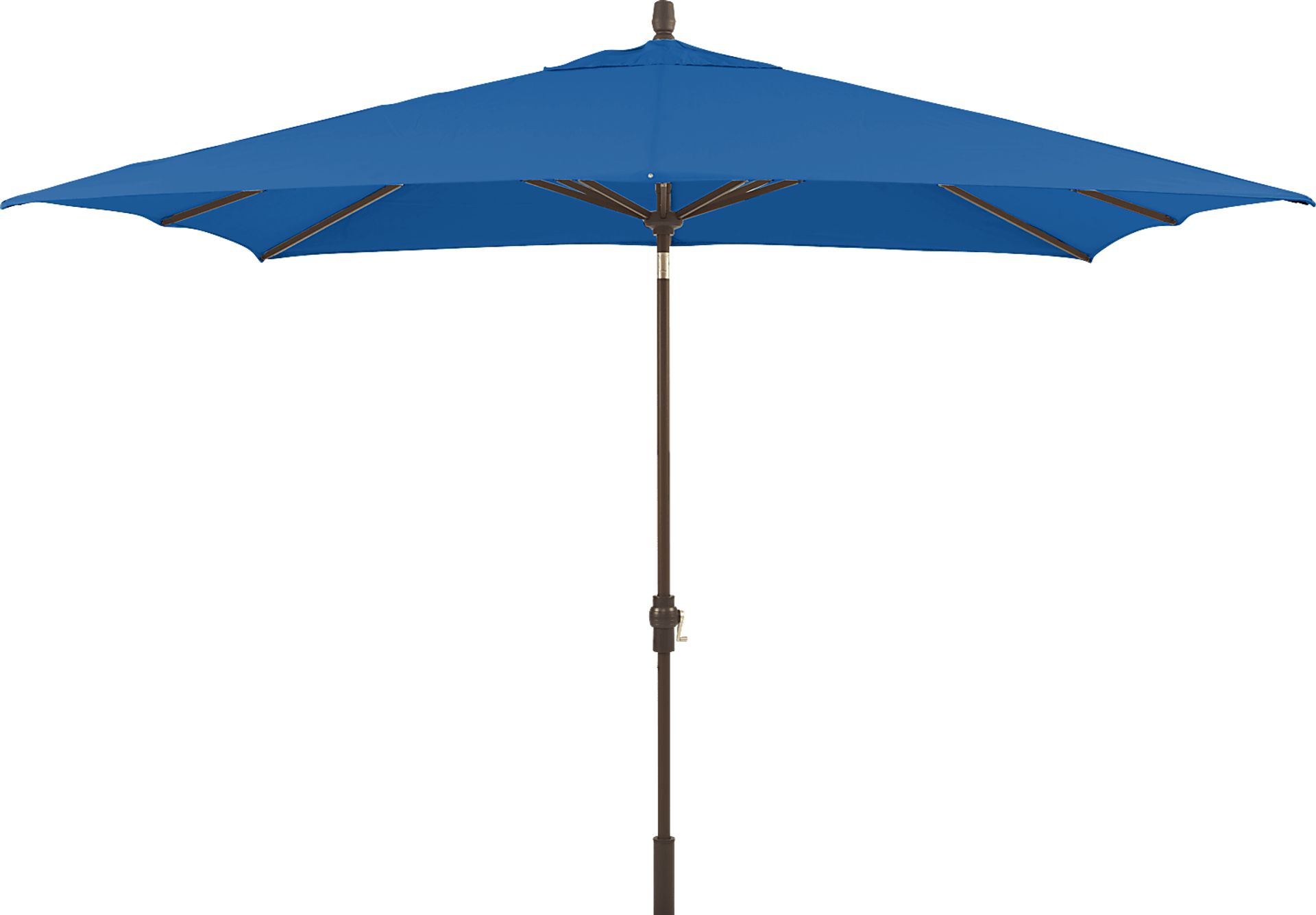 Seaport 8 x 10 Rectangle Cobalt Outdoor Umbrella - Image 1