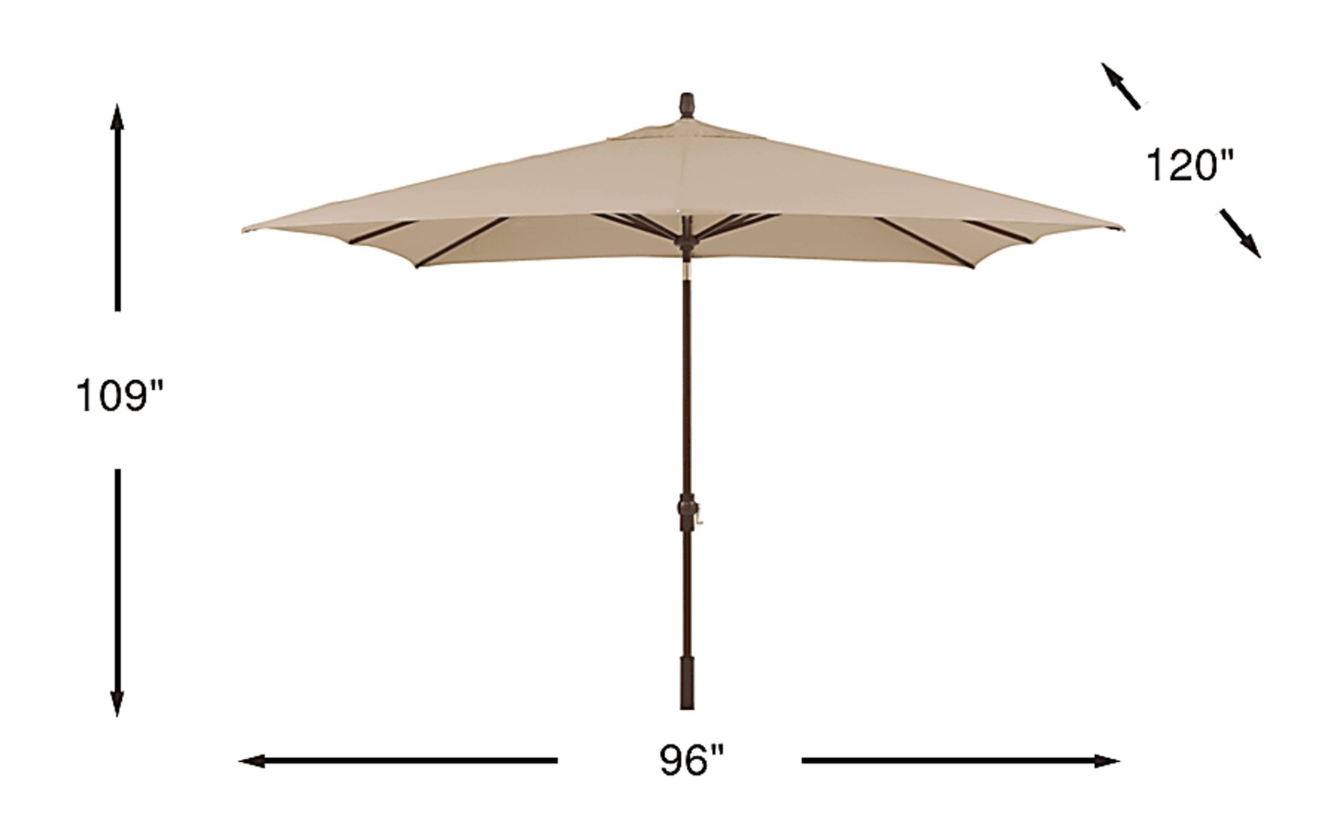 Dimension Image. Please refer to the Dimension Tab on this page for dimension details.