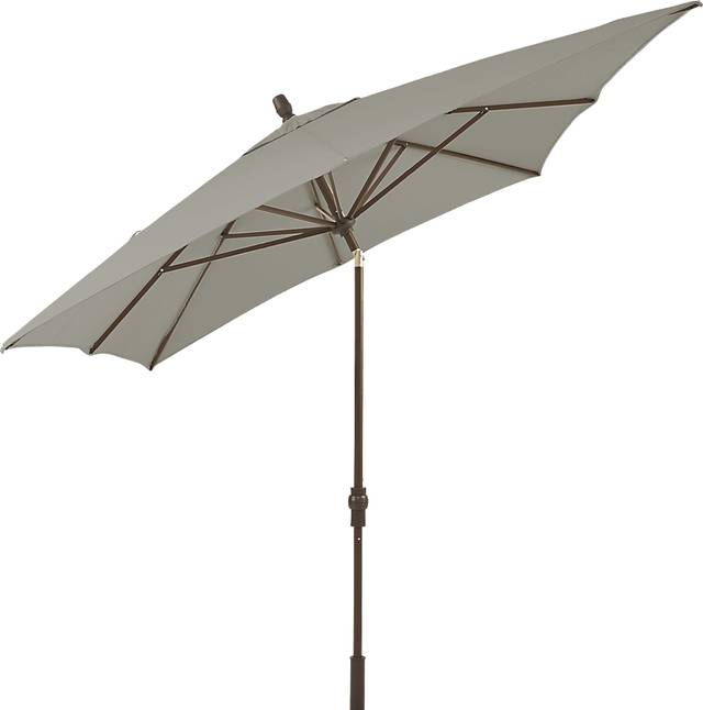 Seaport 8 x 10 Rectangle Gray Outdoor Umbrella - Thumbnail - Image 2