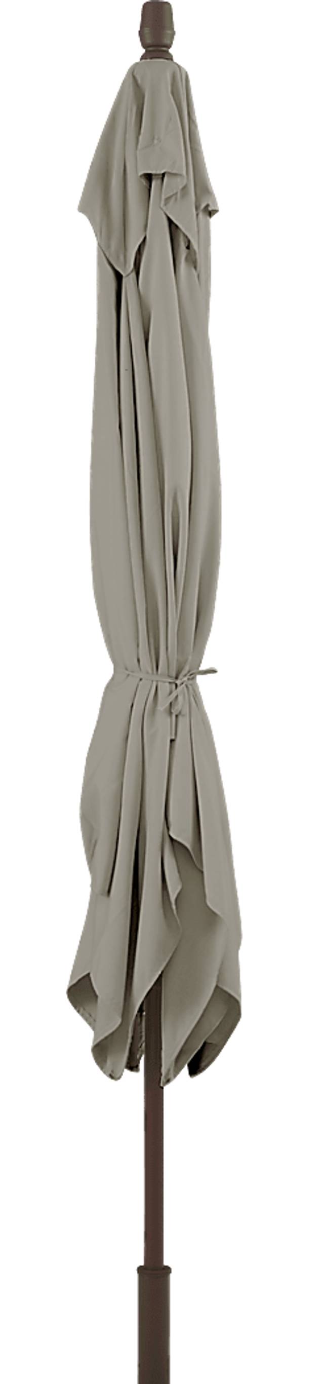 Seaport 8 x 10 Rectangle Gray Outdoor Umbrella - Thumbnail - Image 4