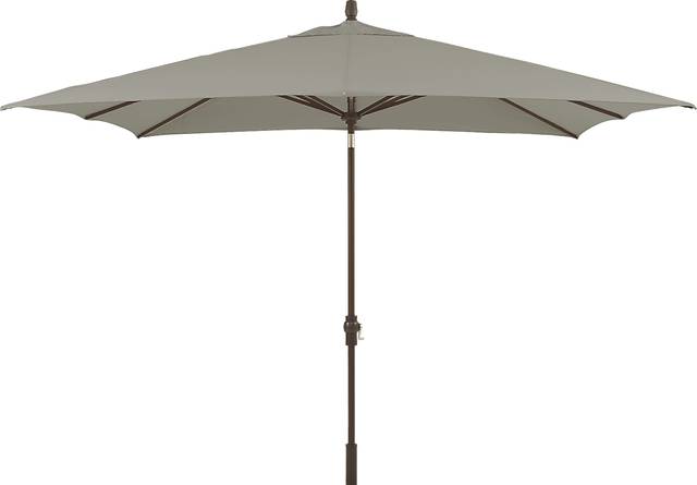 Seaport 8 x 10 Rectangle Gray Outdoor Umbrella - Thumbnail - Image 1