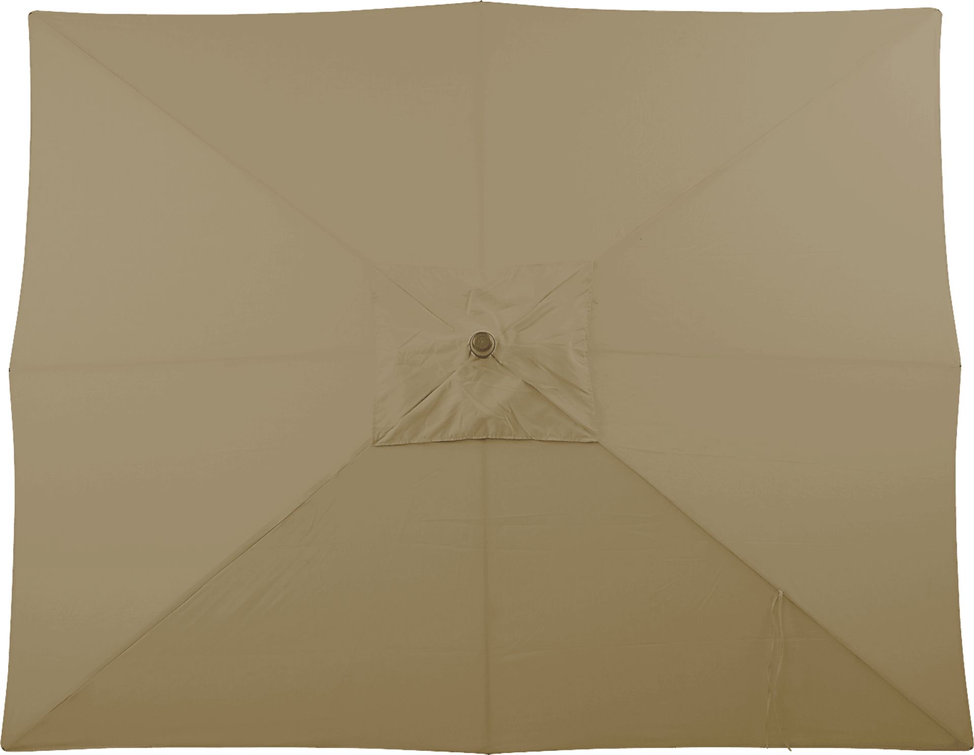 Seaport 8 x 10 Rectangle Heather Beige Outdoor Umbrella - Image 3