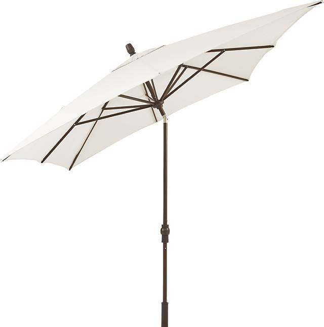 Seaport 8 x 10 Rectangle Natural Outdoor Umbrella - Thumbnail - Image 2