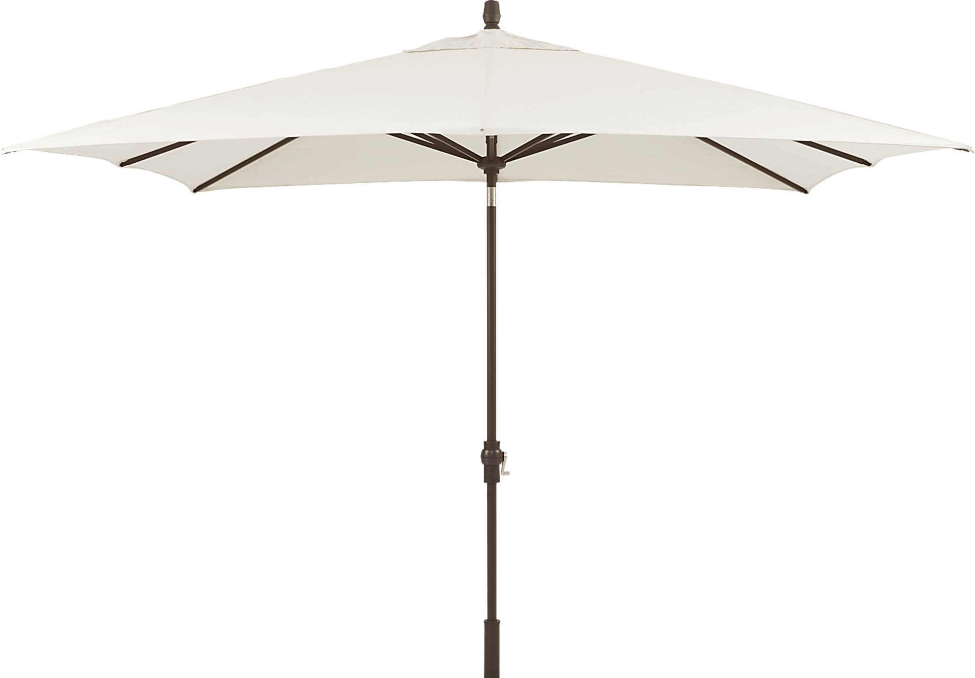 Seaport 8 x 10 Rectangle Natural Outdoor Umbrella - Image 1