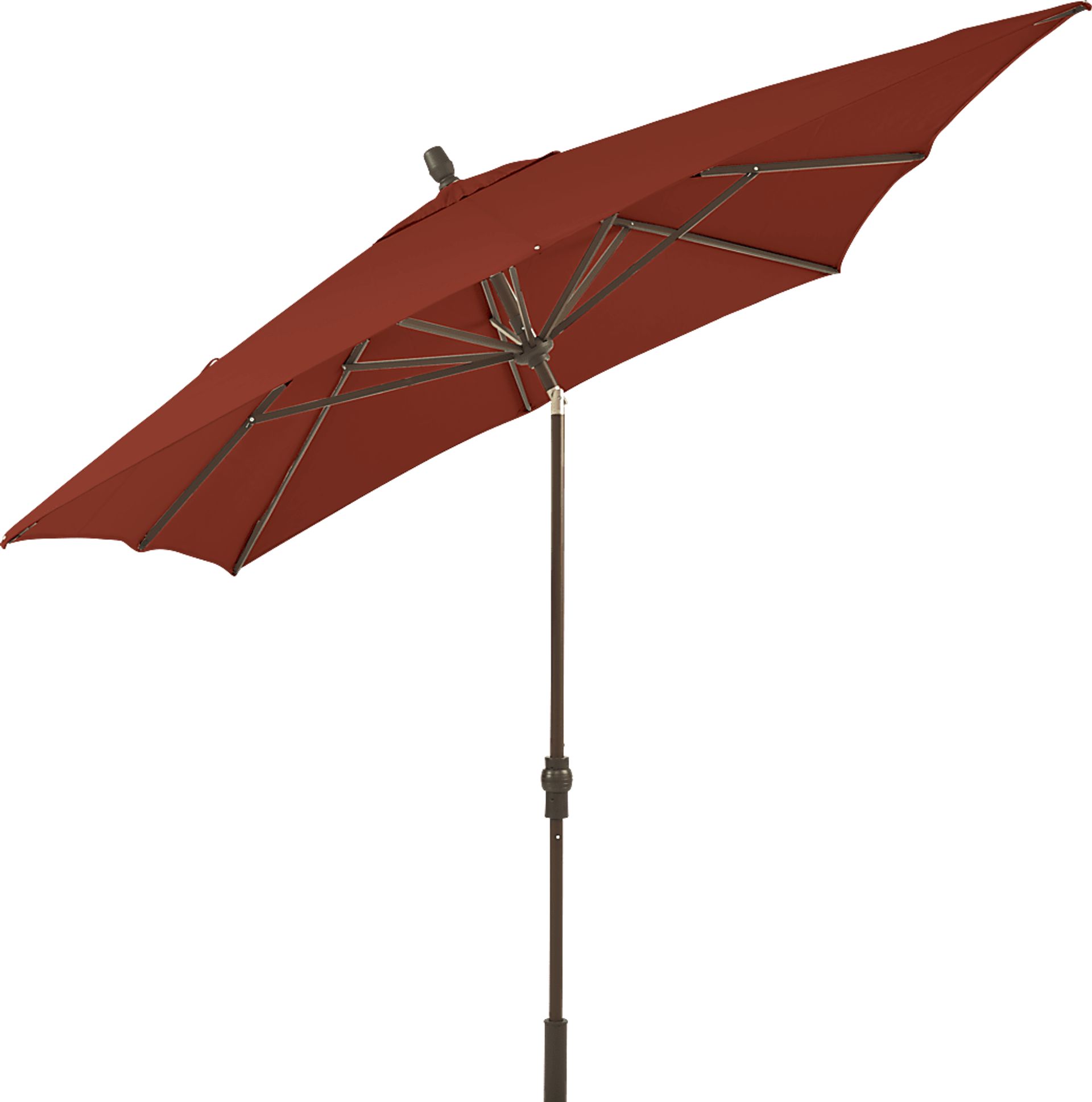 Seaport 8 x 10 Rectangle Terracotta Outdoor Umbrella - Image 2