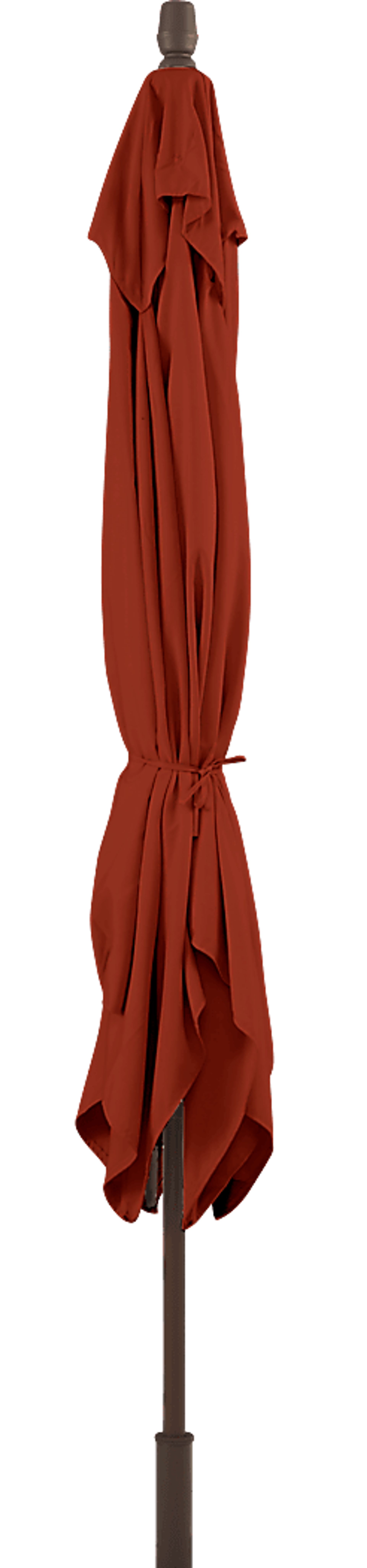 Seaport 8 x 10 Rectangle Terracotta Outdoor Umbrella - Image 4