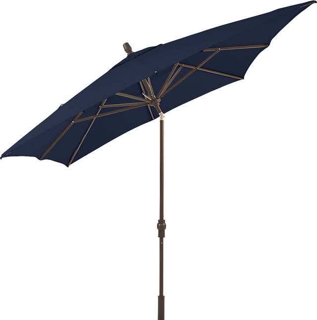 Seaport 8 x 10 Rectangle Navy Outdoor Umbrella - Thumbnail - Image 2