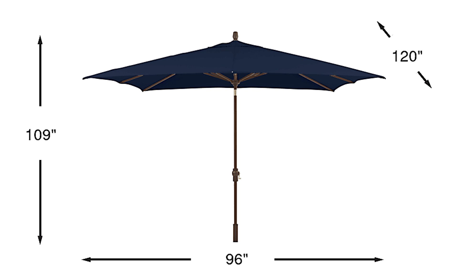 Dimension Image. Please refer to the Dimension Tab on this page for dimension details.