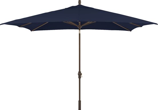Seaport 8 x 10 Rectangle Navy Outdoor Umbrella