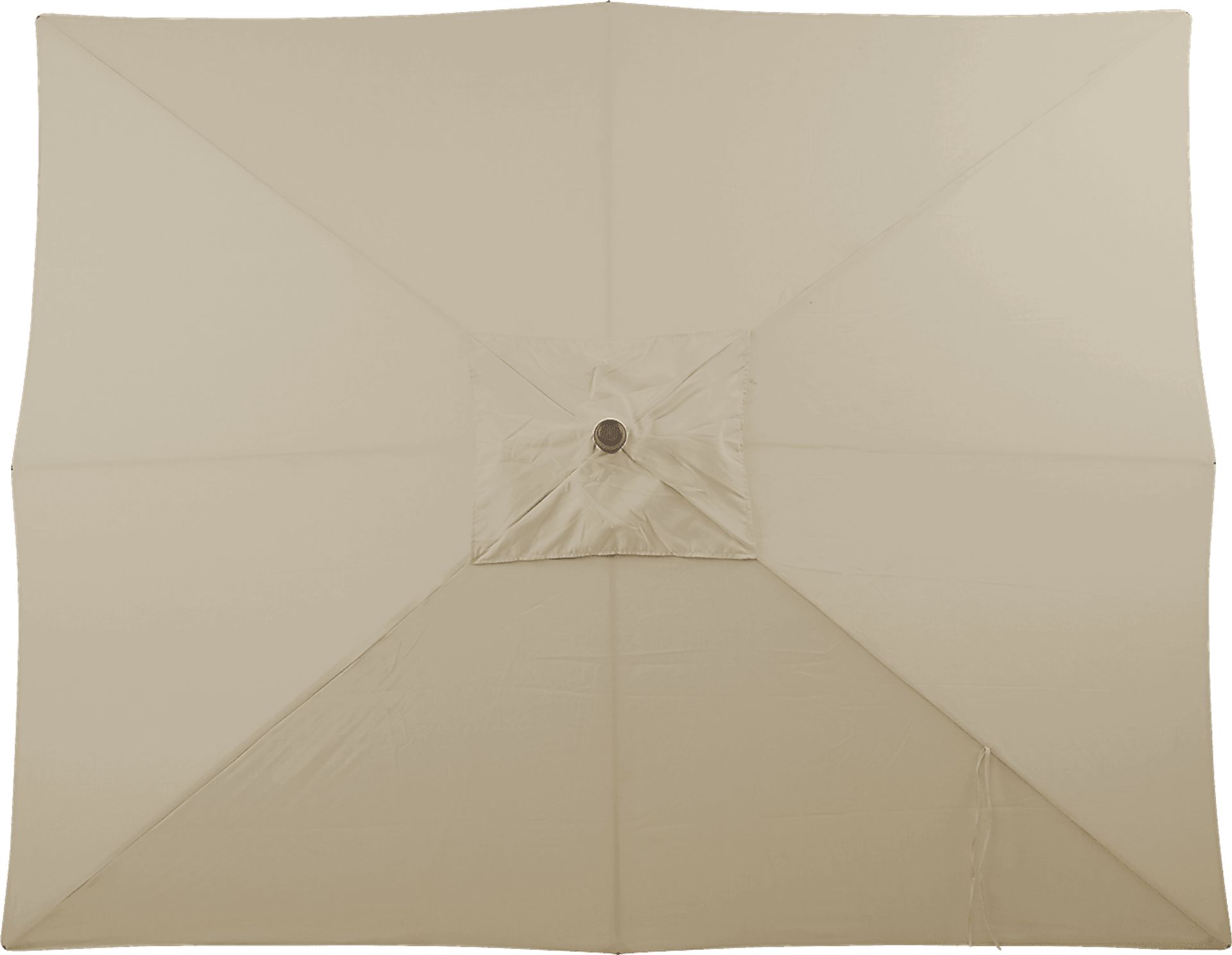 Seaport 8 x 10 Rectangle Flax Outdoor Umbrella - Image 3