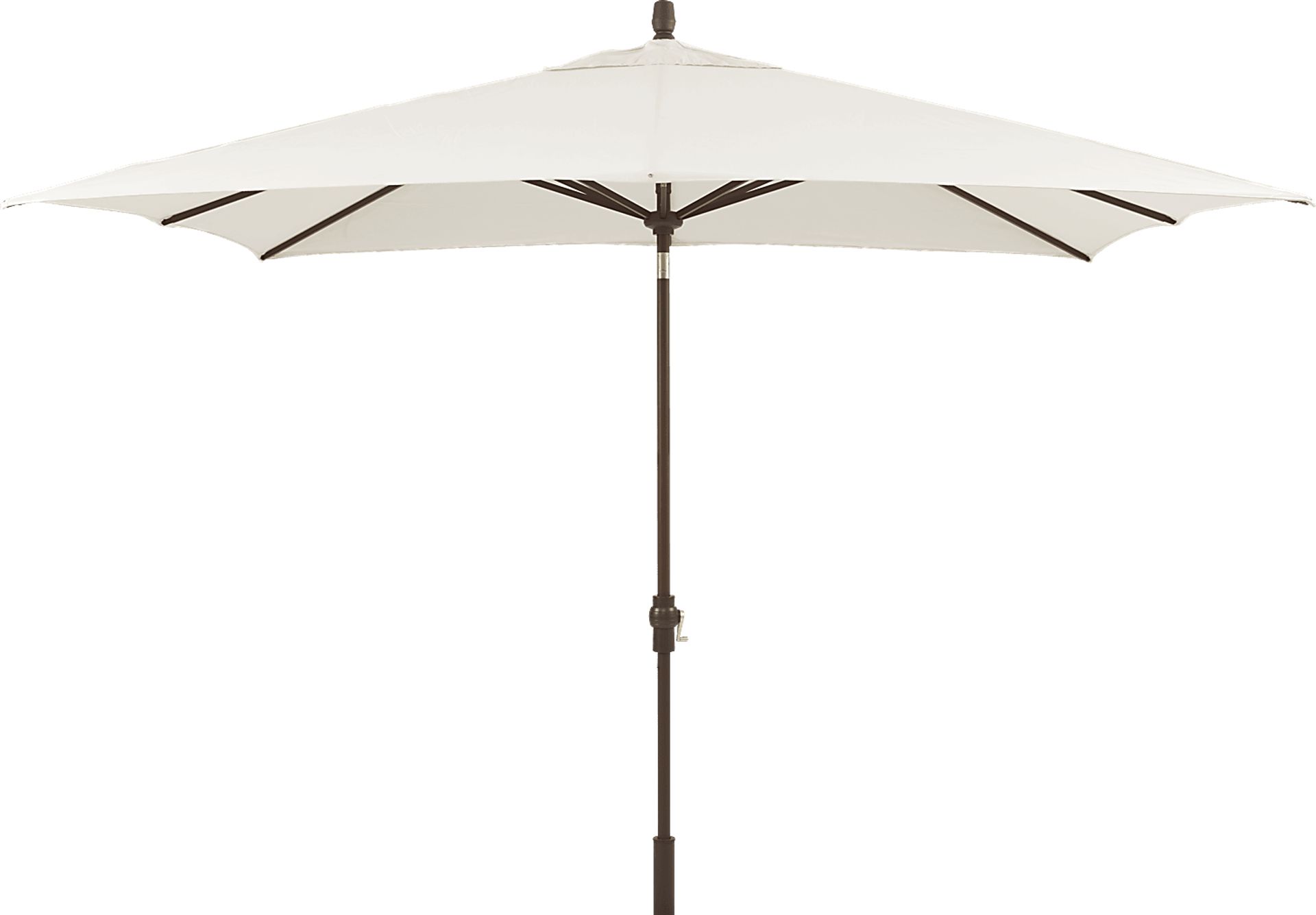 Seaport 8 x 10 Rectangle Vanilla Outdoor Umbrella - Image 1