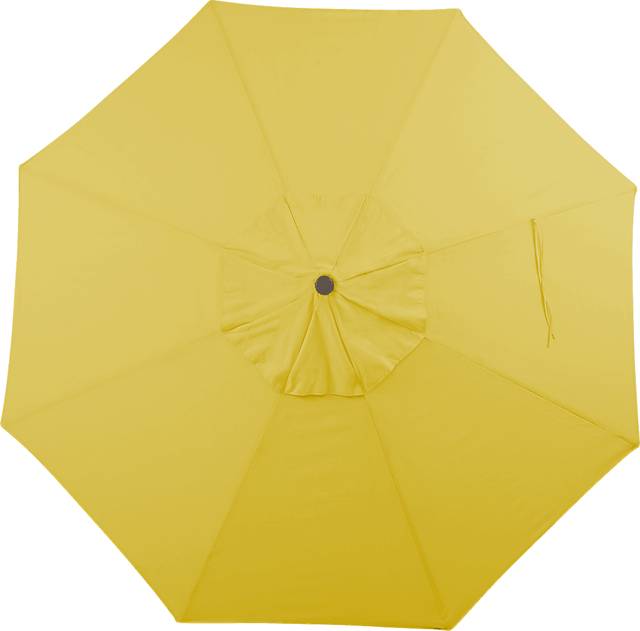 Seaport 9' Octagon Yellow Outdoor Umbrella - Thumbnail - Image 3