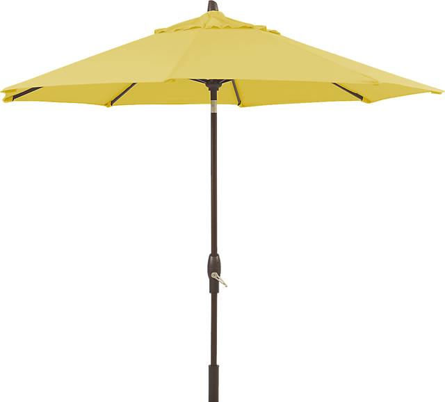 Seaport 9' Octagon Yellow Outdoor Umbrella - Thumbnail - Image 1