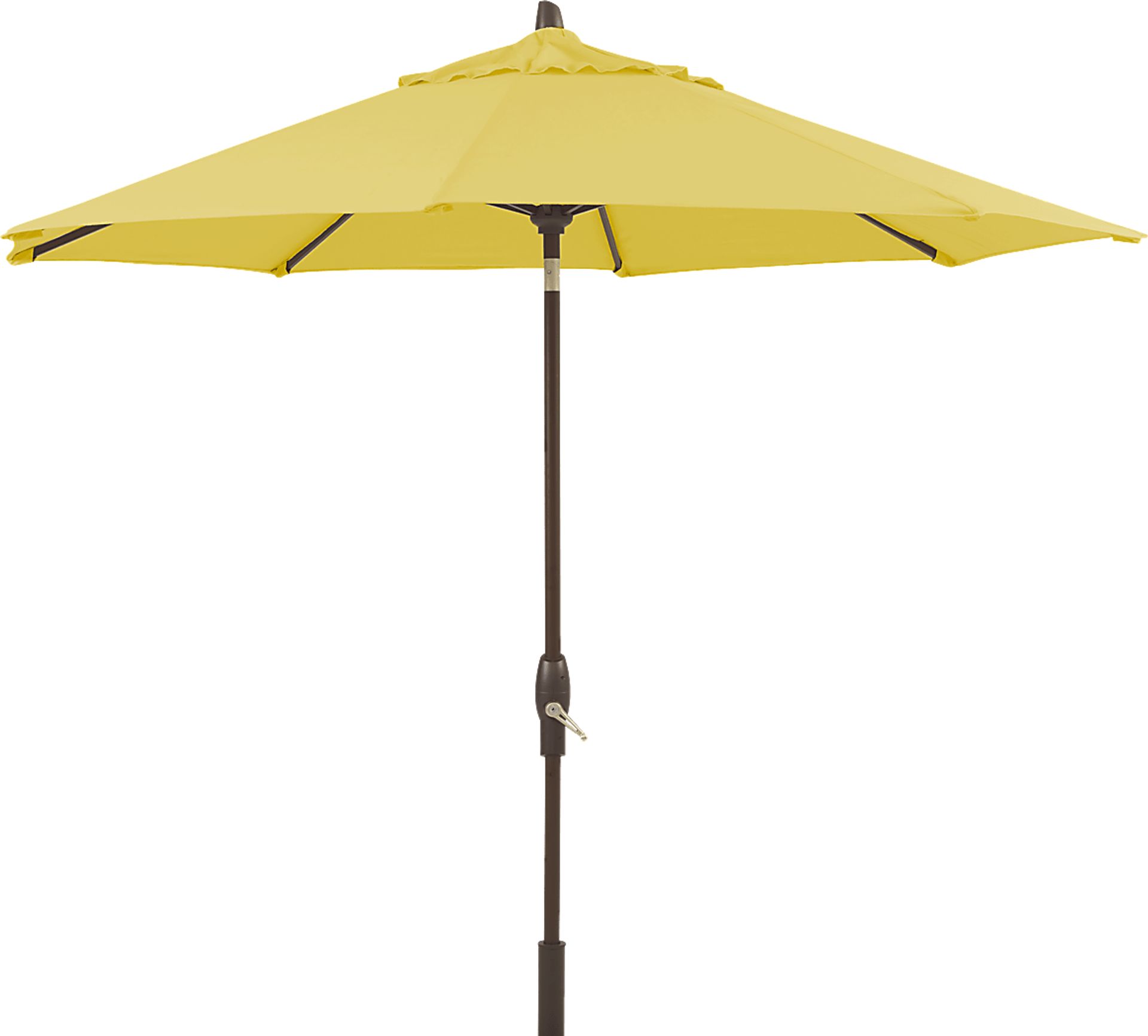 Seaport 9' Octagon Yellow Outdoor Umbrella - Image 1