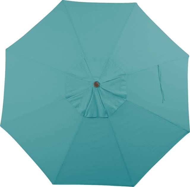 Seaport 9' Octagon Aqua Outdoor Umbrella - Thumbnail - Image 3