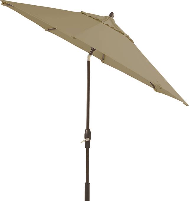 Seaport 9' Octagon Heather Beige Outdoor Umbrella - Thumbnail - Image 2