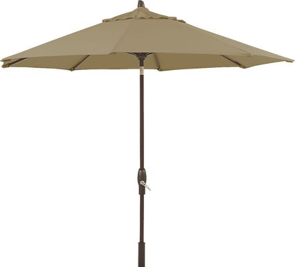 Seaport 9' Octagon Beige Outdoor Umbrella