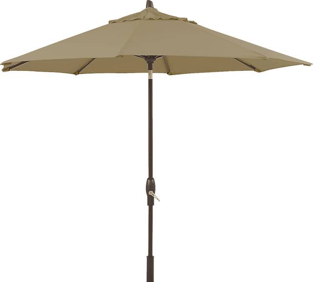 Seaport 9' Octagon Heather Beige Outdoor Umbrella - Thumbnail - Image 1