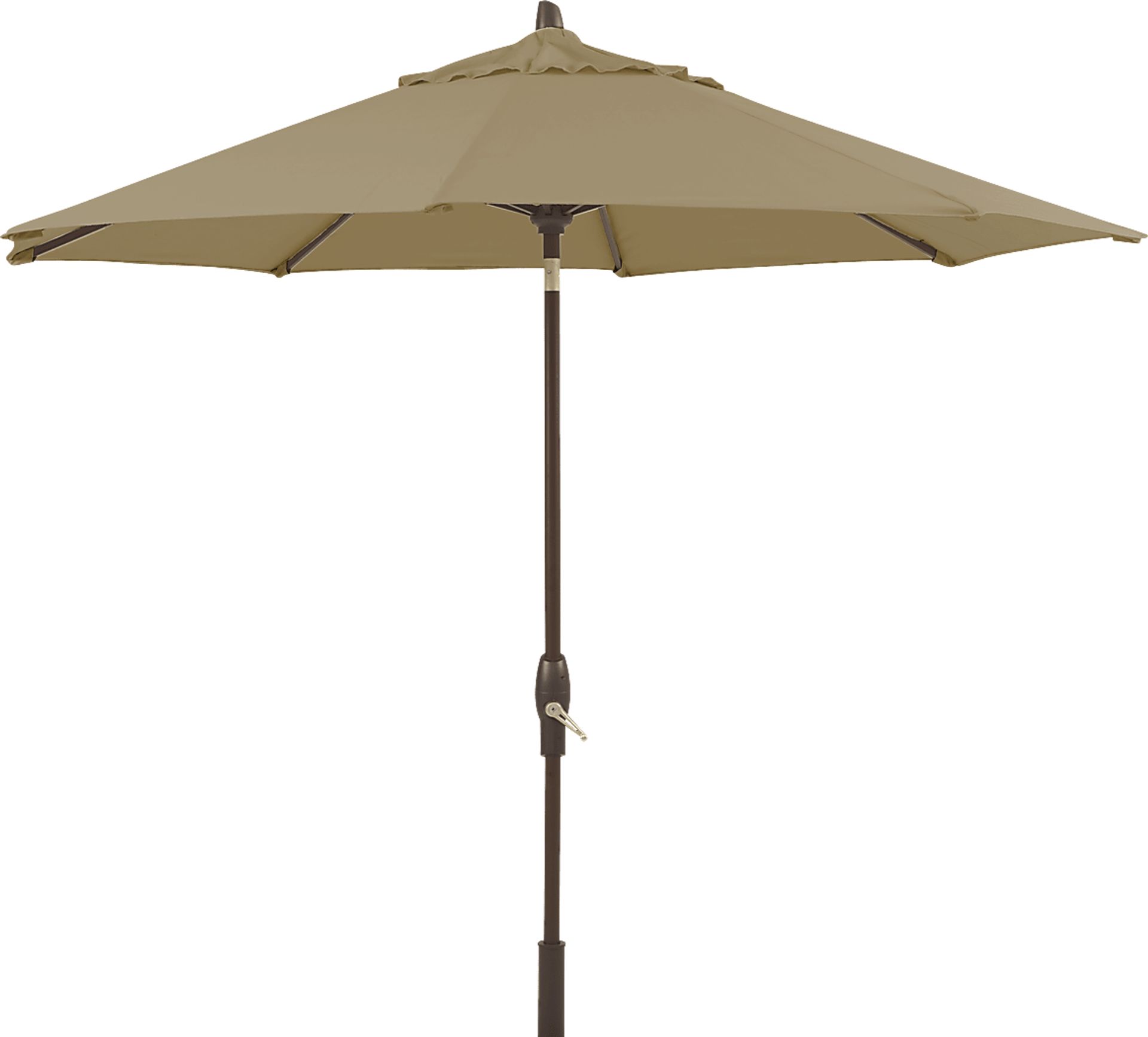 Seaport 9' Octagon Heather Beige Outdoor Umbrella - Image 1