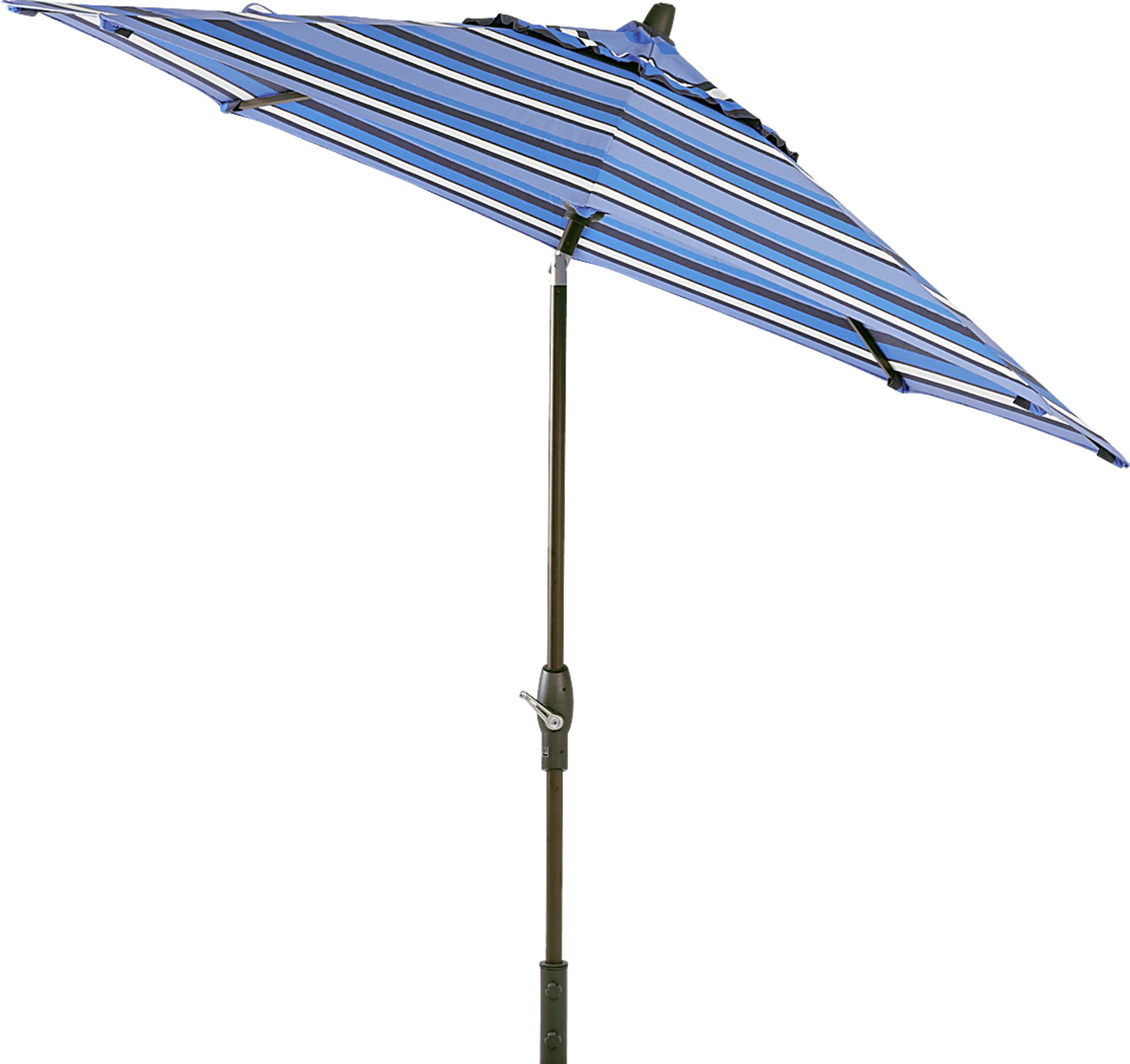 Seaport 9' Octagon Blue Outdoor Umbrella - Image 2