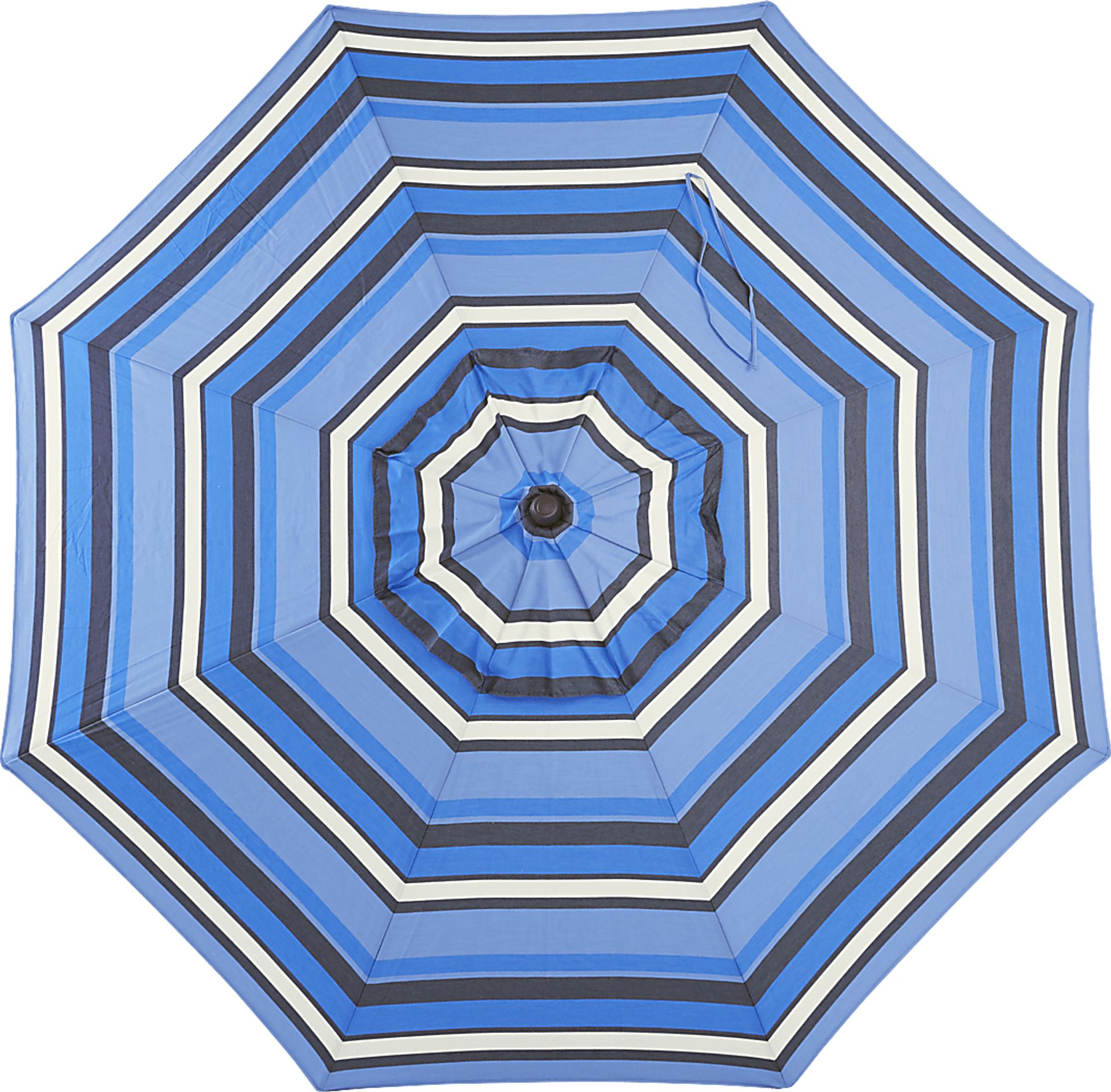 Seaport 9' Octagon Blue Outdoor Umbrella - Image 3