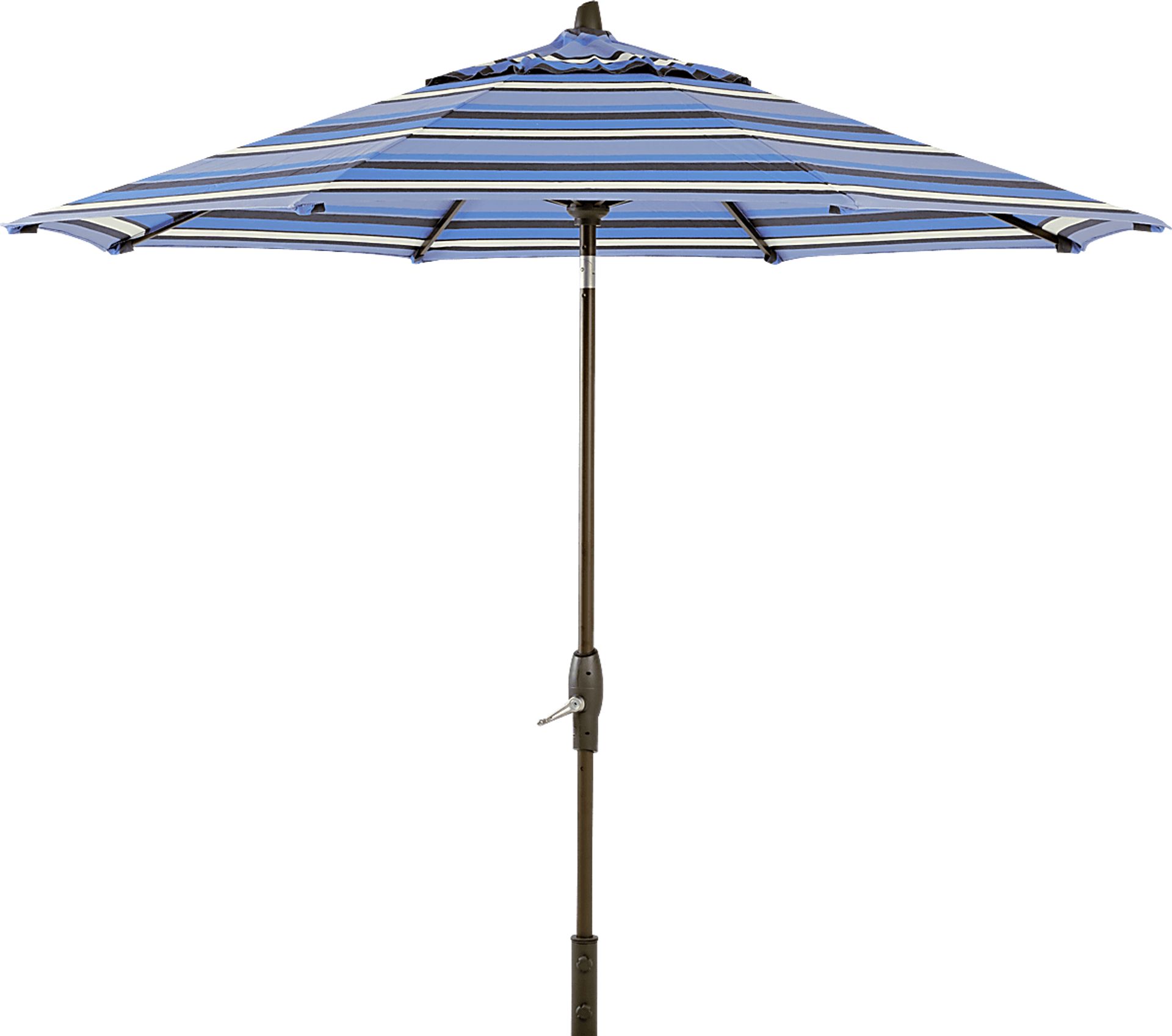 Seaport 9' Octagon Blue Outdoor Umbrella - Image 1