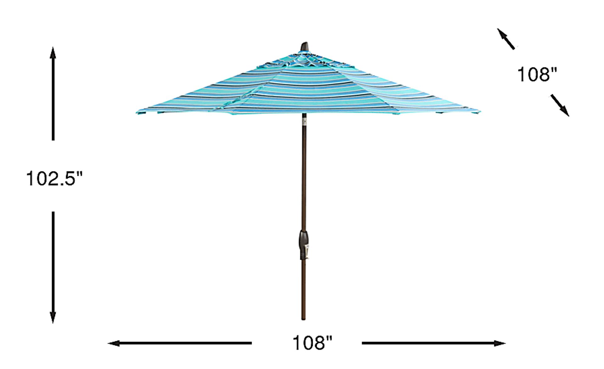 Dimension Image. Please refer to the Dimension Tab on this page for dimension details.