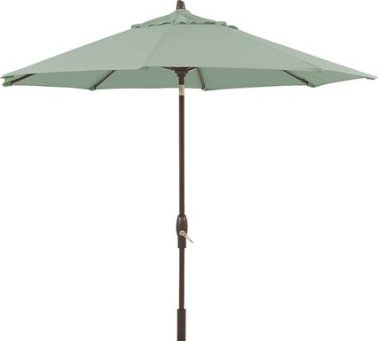 Seaport 9' Octagon Green Outdoor Umbrella