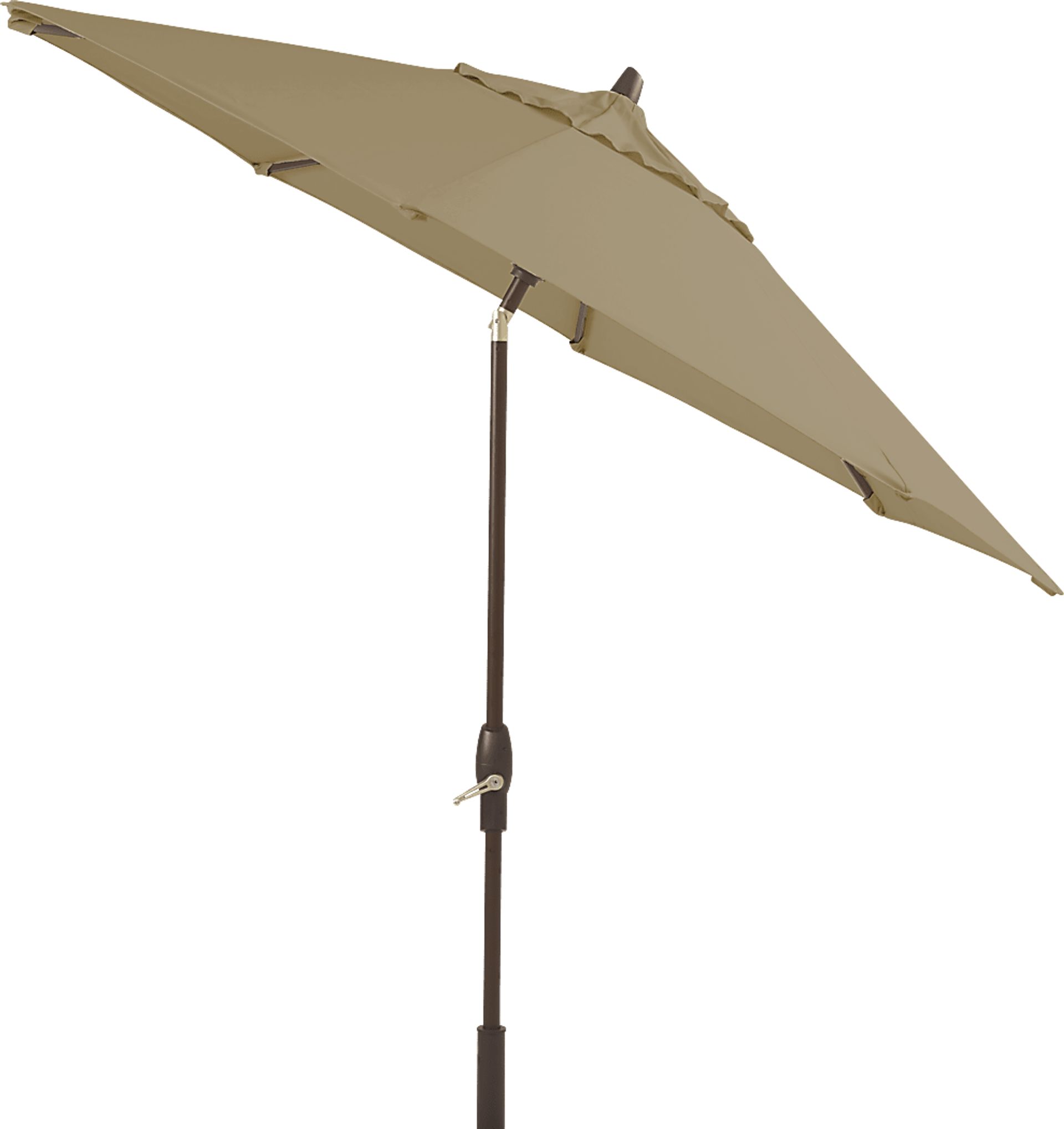 Seaport 9' Octagon Heather Beige Outdoor Umbrella - Image 2