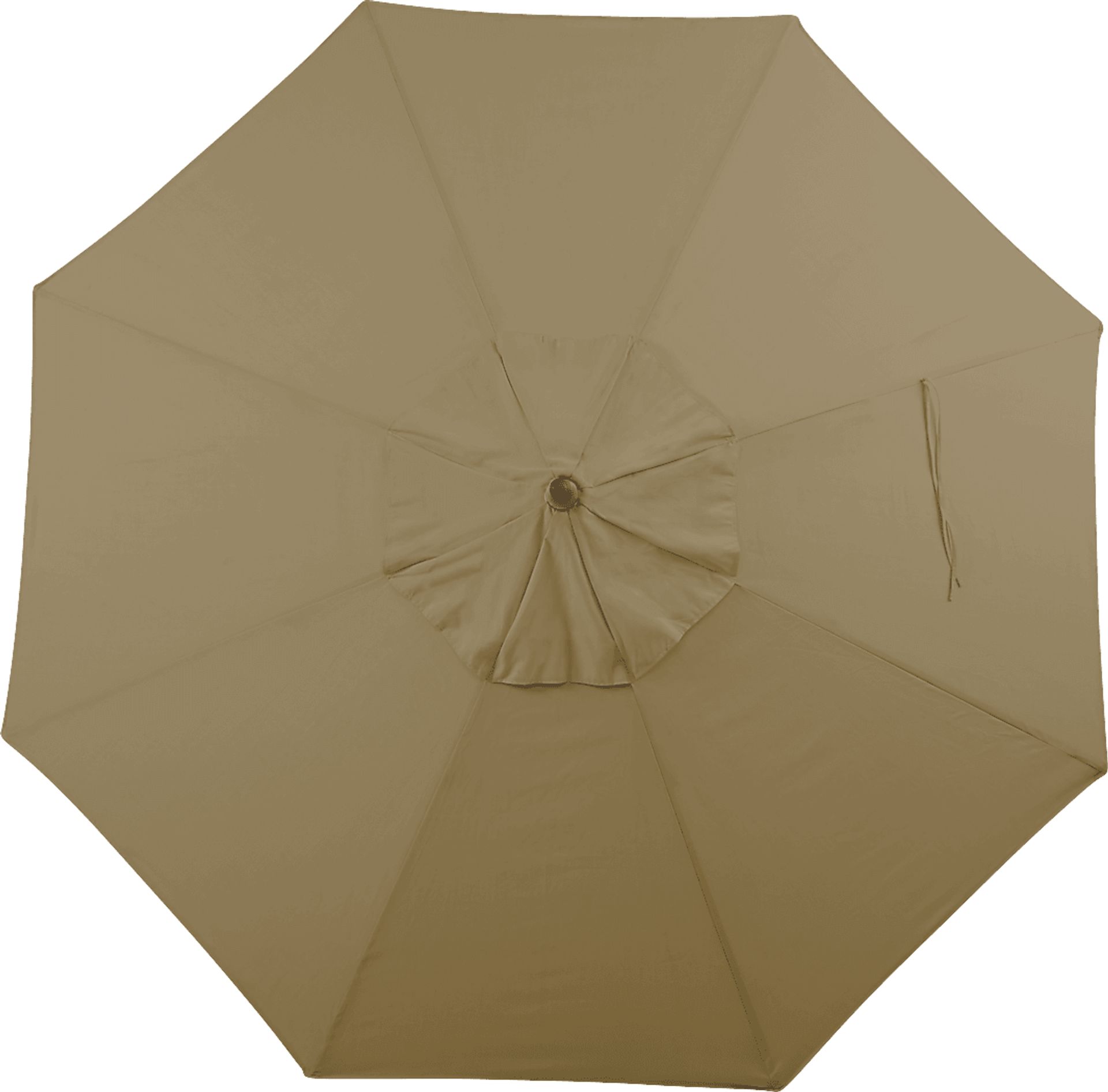 Seaport 9' Octagon Heather Beige Outdoor Umbrella - Image 3