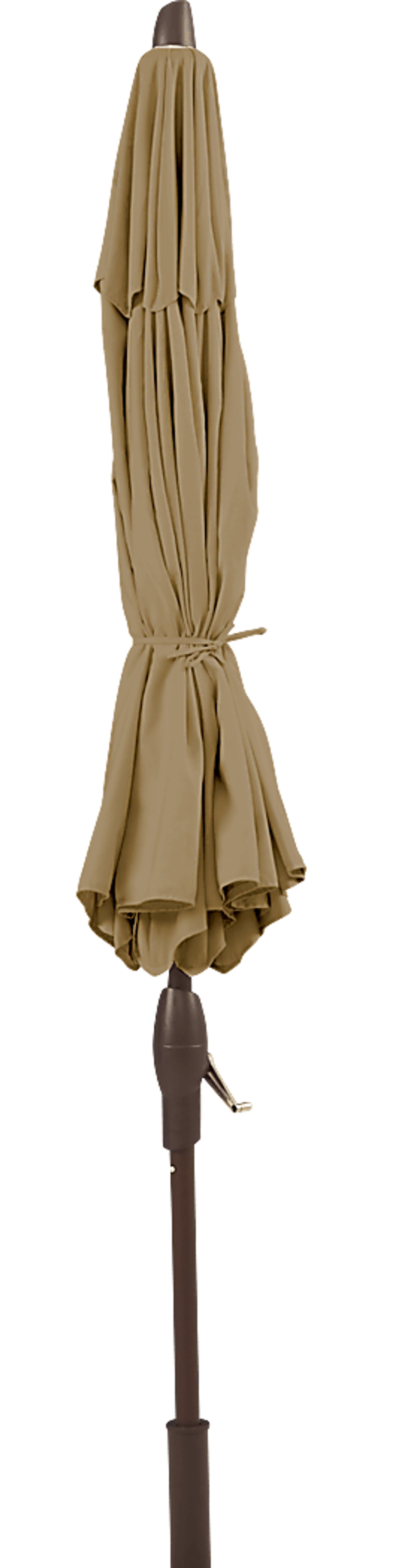 Seaport 9' Octagon Heather Beige Outdoor Umbrella - Image 4